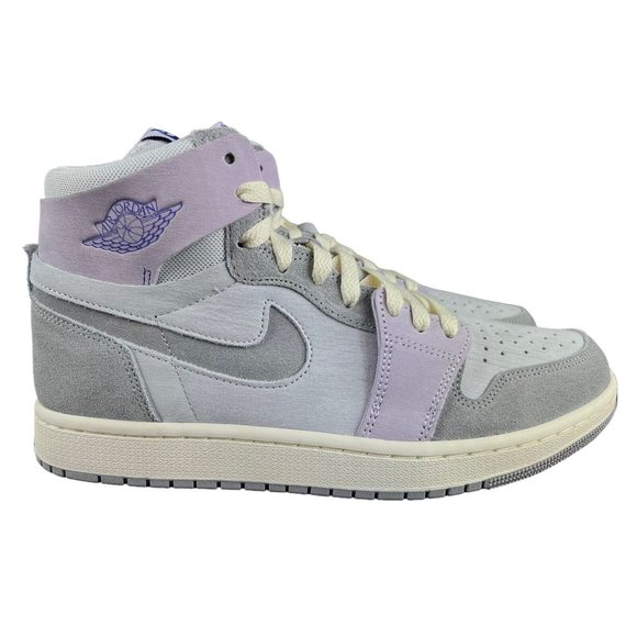 Air Jordan 1 High Zoom CMFT Grey Purple Shoes DV1305-005 Women's Sizes 8.5 - 12 - Picture 1 of 8